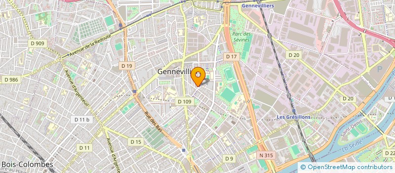localisation de l'entreprise MADAME SARA TICO à GENNEVILLIERS