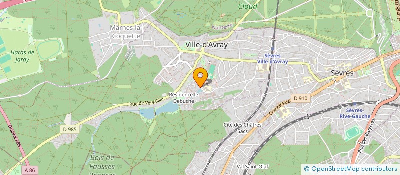 localisation de l'entreprise MADAME SARA TILLIER à VILLE-D'AVRAY