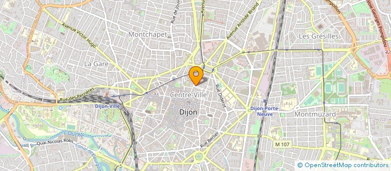 localisation de l'entreprise MADAME SARA TINTINGER à DIJON