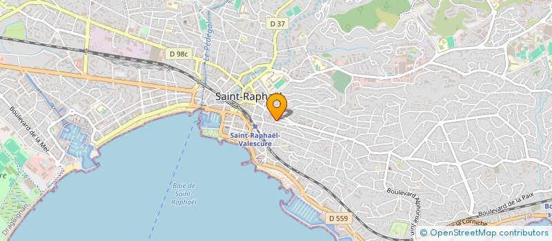 localisation de l'entreprise MADAME SARA TORRINI à SAINT-RAPHAEL