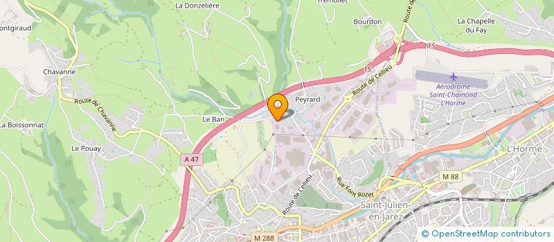 localisation de l'entreprise MADAME SARA TORY  SAINT-CHAMOND