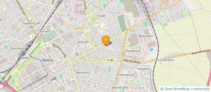 localisation de l'entreprise MADAME SARA TOUIZA  REIMS