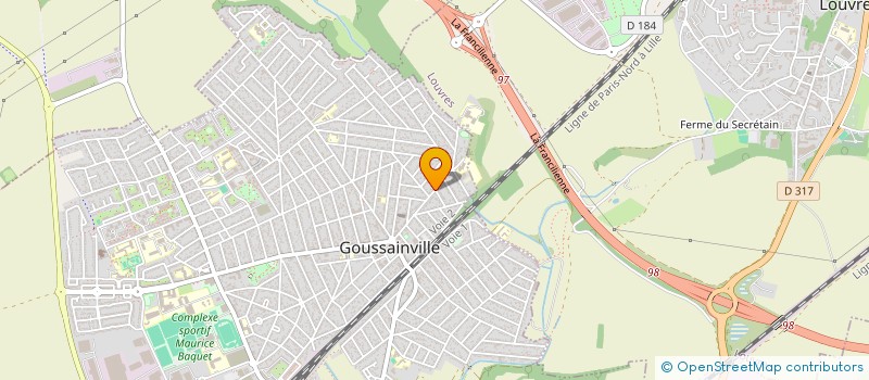 localisation de l'entreprise MADAME SARA ULGER  GOUSSAINVILLE