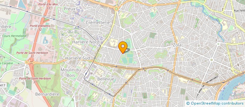localisation de l'entreprise MADAME SARA ZEDET à NANTES