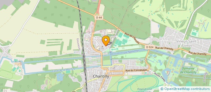 localisation de l'entreprise MADAME SARA ZITOUNTERK  CHANTILLY