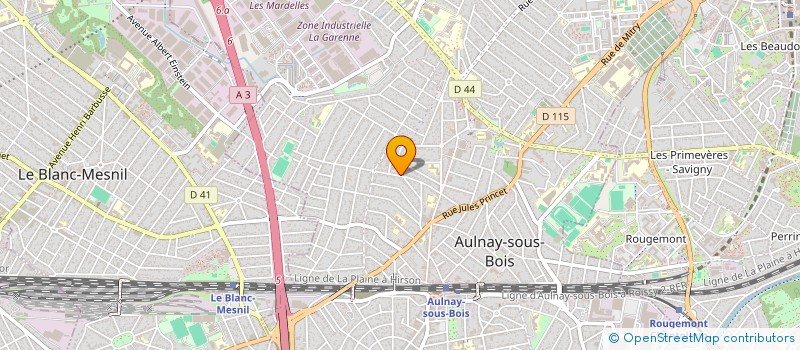 localisation de l'entreprise MADAME SARA ZOUINI à AULNAY-SOUS-BOIS