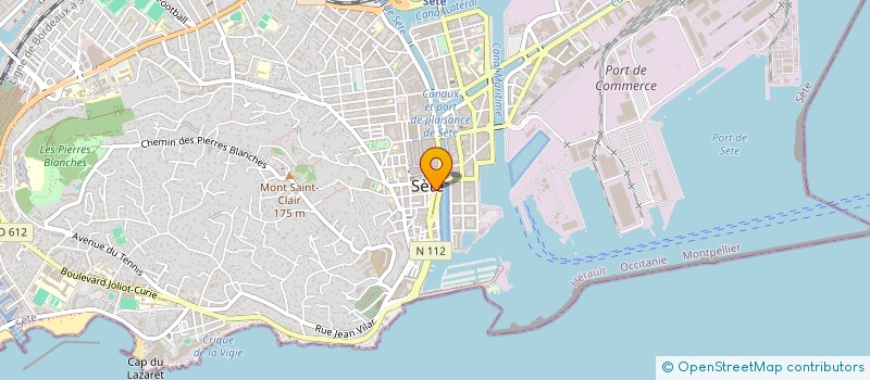 localisation de l'entreprise MADAME SARAA SKALLI HOUSSEYNI à SETE