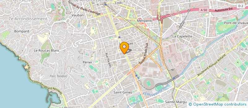 localisation de l'entreprise MADAME SARAB ALDYBIAT à MARSEILLE