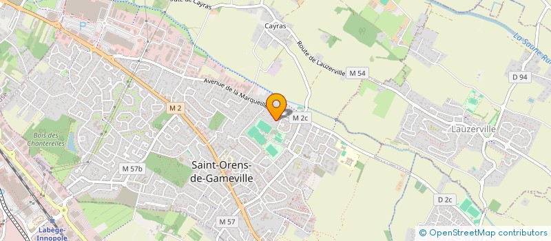 localisation de l'entreprise MADAME SARAH ABASSI  SAINT-ORENS-DE-GAMEVILLE