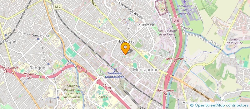 localisation de l'entreprise MADAME SARAH ABDELHAKMI  TOULOUSE