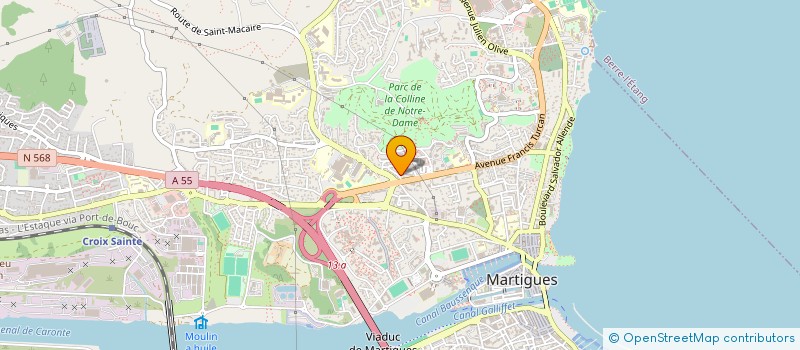 localisation de l'entreprise MADAME SARAH ABDELLATIF à MARTIGUES
