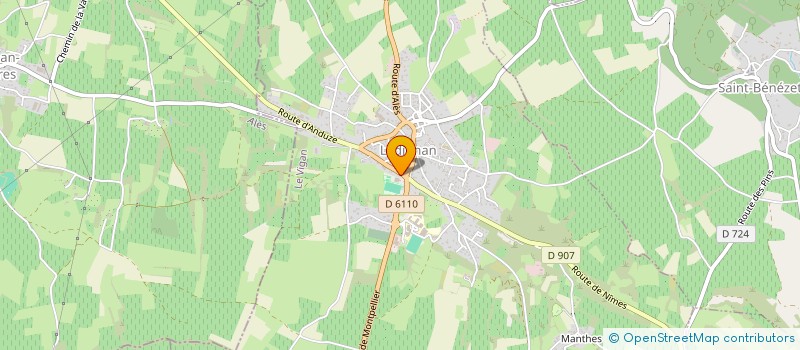 localisation de l'entreprise MADAME SARAH ABELLAN-LOPEZ  LEDIGNAN