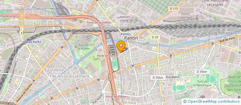 localisation de l'entreprise MADAME SARAH ABOILLARD  PANTIN