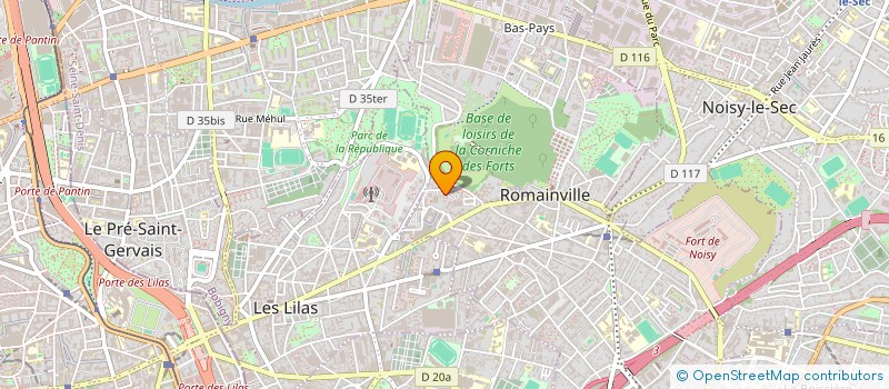 localisation de l'entreprise MADAME SARAH ABOULKHEIR à ROMAINVILLE