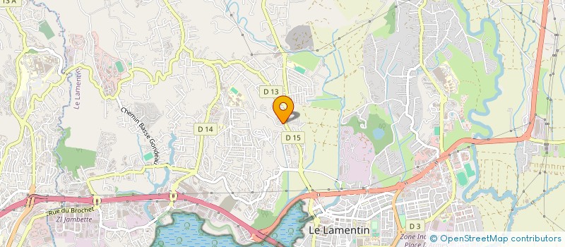 localisation de l'entreprise MADAME SARAH ABRAHAM  LE LAMENTIN