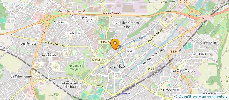 localisation de l'entreprise MADAME SARAH ADOLPHE à DREUX
