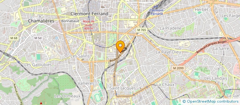 localisation de l'entreprise MADAME SARAH ADOULI  CLERMONT-FERRAND