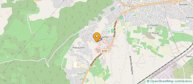 localisation de l'entreprise MADAME SARAH AFASSI  LE LUC