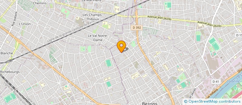 localisation de l'entreprise MADAME SARAH AISSAT  BEZONS