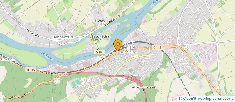 localisation de l'entreprise MADAME SARAH AIT MESSAOUD  BONNIERES-SUR-SEINE