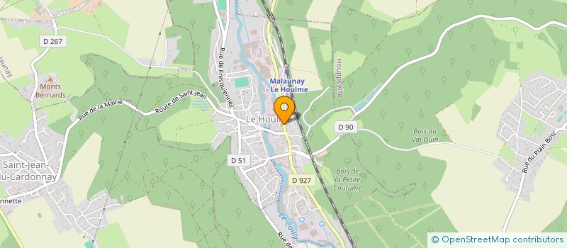 localisation de l'entreprise MADAME SARAH ALEXANDRE  LE HOULME