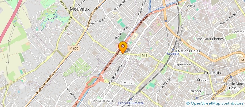 localisation de l'entreprise MADAME SARAH ALICE DOS SANTOS à TOURCOING