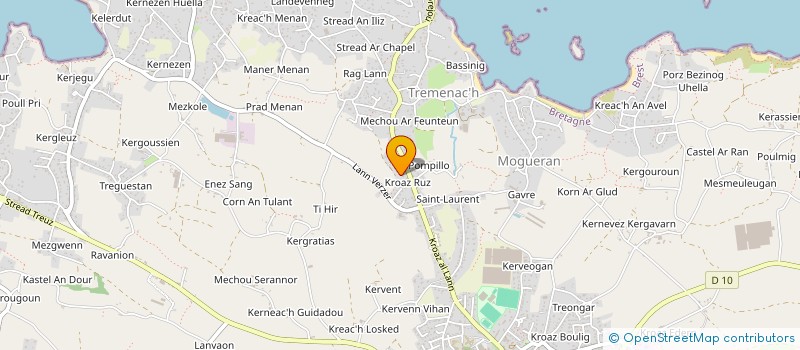 localisation de l'entreprise MADAME SARAH ALLALI  PLOUGUERNEAU