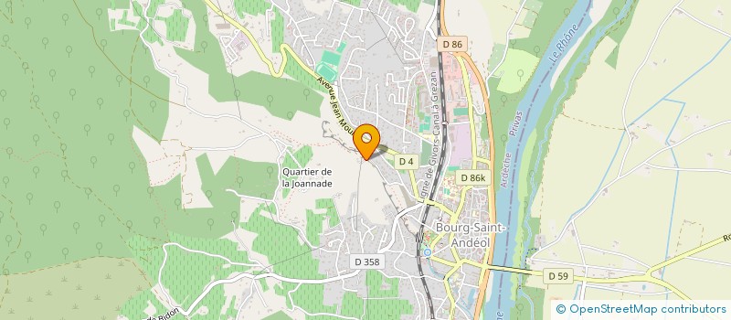 localisation de l'entreprise MADAME SARAH ALLEGRE  BOURG-SAINT-ANDEOL