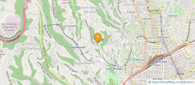 localisation de l'entreprise MADAME SARAH AMATO  NICE