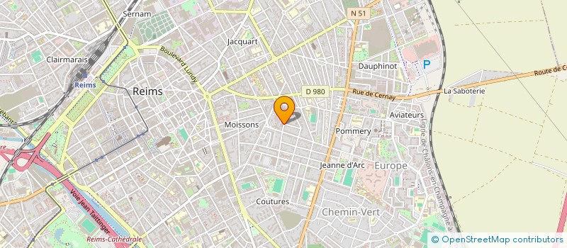 localisation de l'entreprise MADAME SARAH AMELOT  REIMS