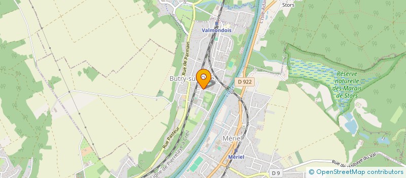 localisation de l'entreprise MADAME SARAH AMEUR  BUTRY-SUR-OISE