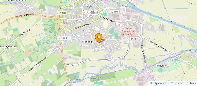 localisation de l'entreprise MADAME SARAH AMIC  AIRE-SUR-LA-LYS