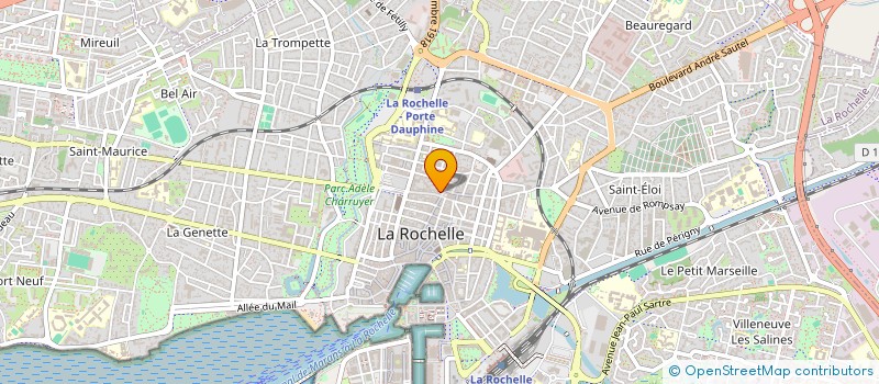 localisation de l'entreprise MADAME SARAH AMINE  LA ROCHELLE