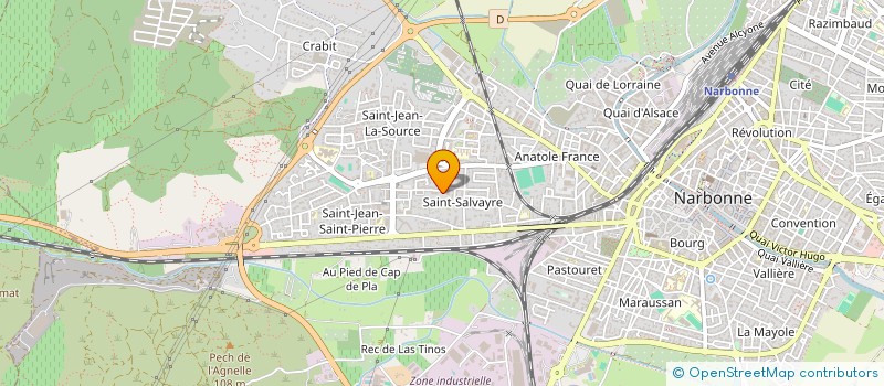 localisation de l'entreprise MADAME SARAH AMINE à NARBONNE