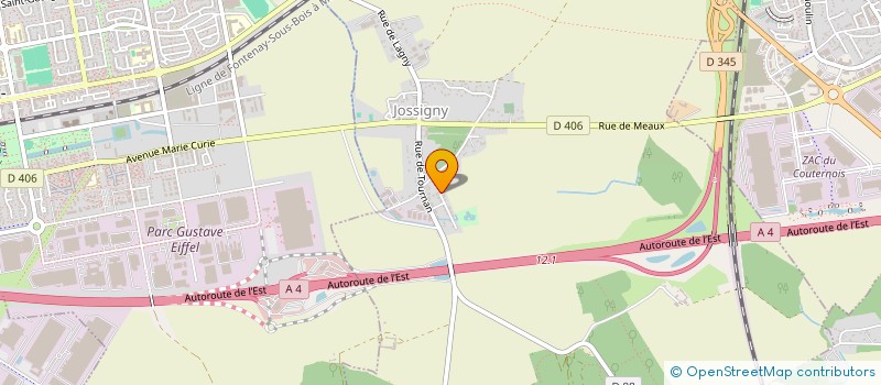 localisation de l'entreprise MADAME SARAH AMIRAT  JOSSIGNY