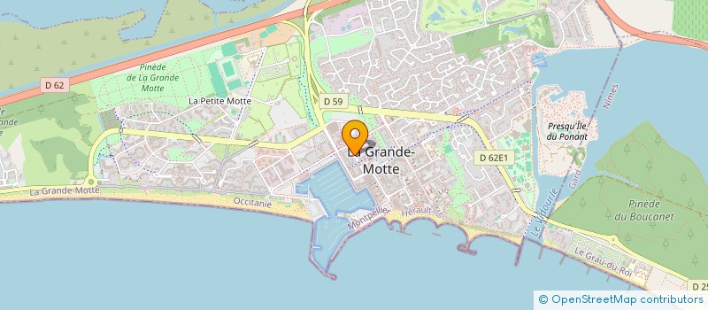 localisation de l'entreprise MADAME SARAH AMIRI  LA GRANDE-MOTTE