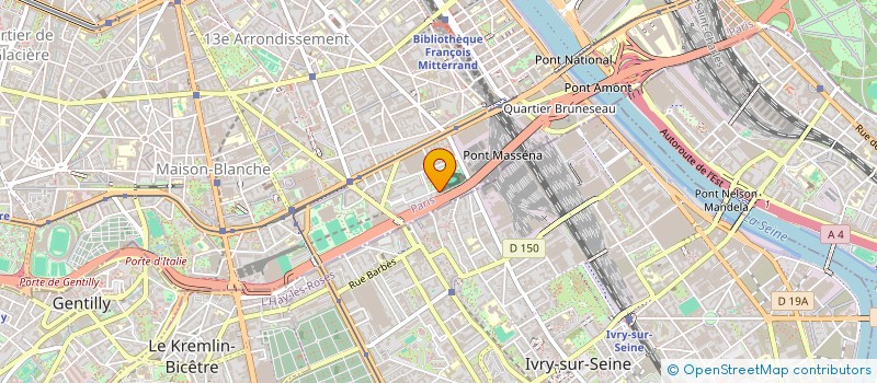 localisation de l'entreprise MADAME SARAH AMMAR  PARIS