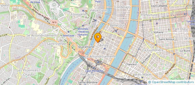 localisation de l'entreprise MADAME SARAH AMORIM DA CUNHA  LYON