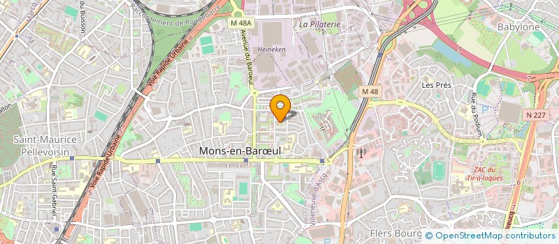 localisation de l'entreprise MADAME SARAH AMROUNI à MONS-EN-BARŒUL