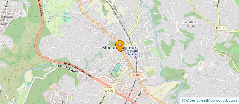 localisation de l'entreprise MADAME SARAH ANDIPATIN  MOUANS-SARTOUX