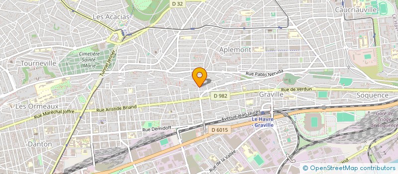 localisation de l'entreprise MADAME SARAH ANDRE  LE HAVRE