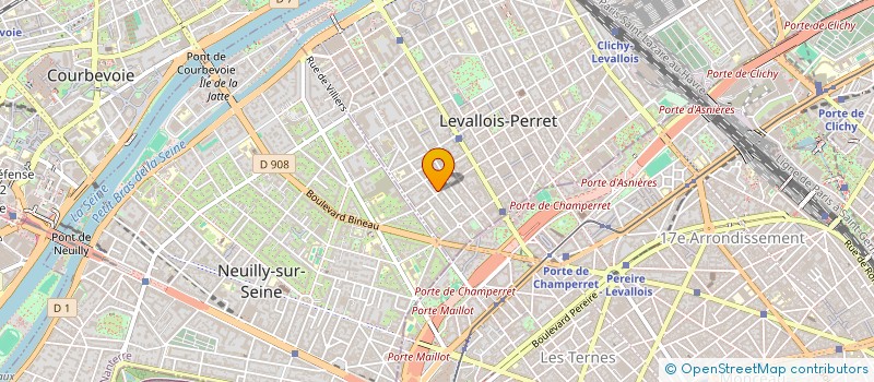 localisation de l'entreprise MADAME SARAH-ANNE O'REILLY HYLAND à LEVALLOIS-PERRET
