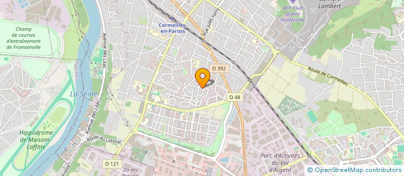 localisation de l'entreprise MADAME SARAH AOUIDIDI  CORMEILLES-EN-PARISIS