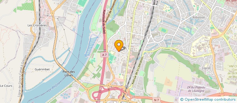 localisation de l'entreprise MADAME SARAH ARBANI  VALENCE