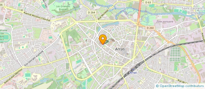 localisation de l'entreprise MADAME SARAH ASSAF à ARRAS
