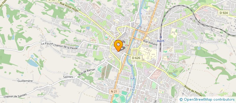 localisation de l'entreprise MADAME SARAH AUDIRAC  AUCH