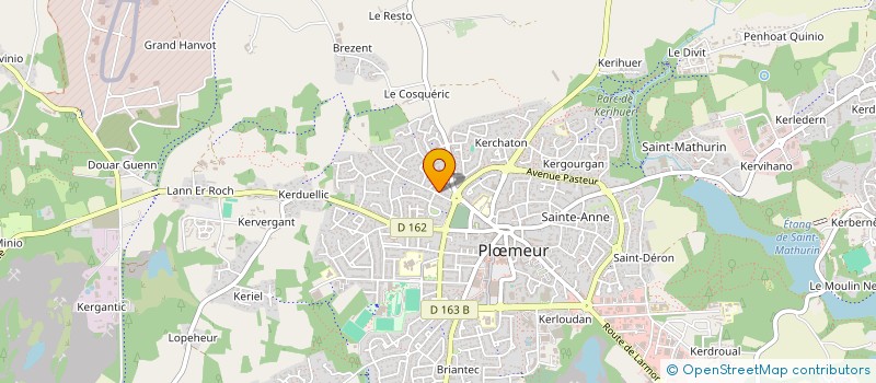 localisation de l'entreprise MADAME SARAH AUFFRAY  PLOEMEUR