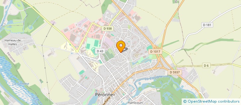 localisation de l'entreprise MADAME SARAH AZERAR  PERONNE