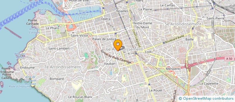 localisation de l'entreprise MADAME SARAH BAFDEL  MARSEILLE