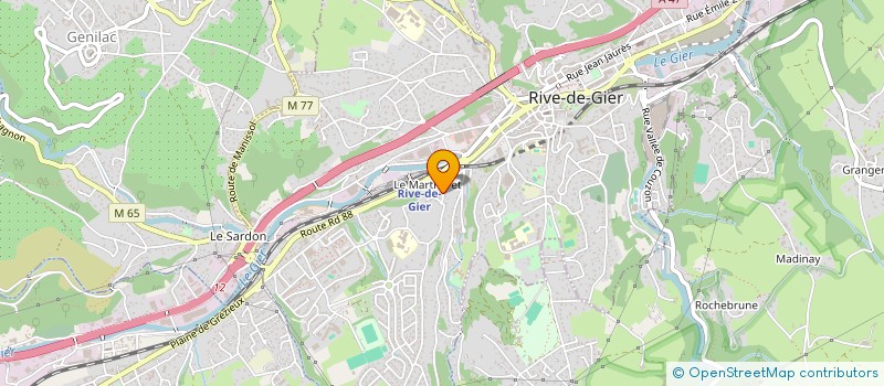 localisation de l'entreprise MADAME SARAH BAIKECHE  RIVE-DE-GIER